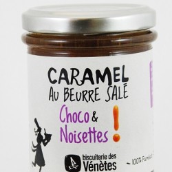 Caramel au beurre salé "chocolat & noisettes"