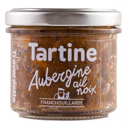 Tartine aubergine