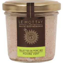 Rillettes de porc poivre vert