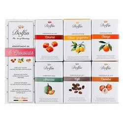 Dolfin Carrés Gourmands Assortiments 6 chocolats