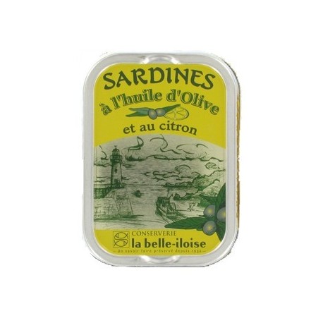 Sardines à l'huile d'olive & citron