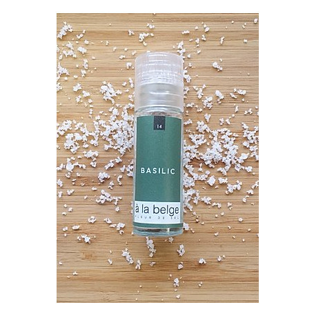 Fleur de sel basilic