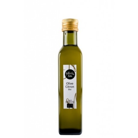Huile d'olive aromatisée au citron