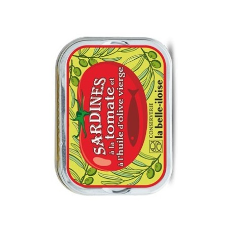 Sardines à l'huile d'olive et à la tomate