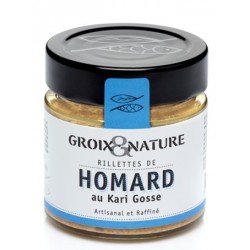 Rillettes de homard au Kari gosse