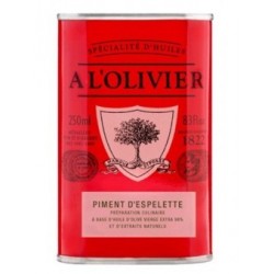 Huile d'olive au piment d'Espelette