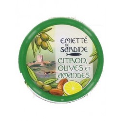 Emietté de sardine citron, olives et amandes
