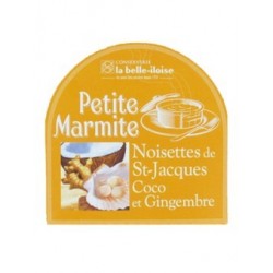 Petite marmite noisettes de St-Jacques coco et gingembre
