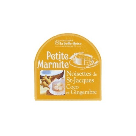 Petite marmite noisettes de St-Jacques coco et gingembre