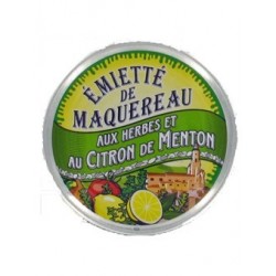 Emietté de maquereau aux herbes et au citron de Menton